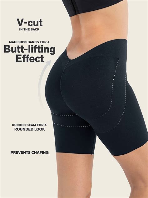 buy seamless backless moderate shaper short black order shapwear