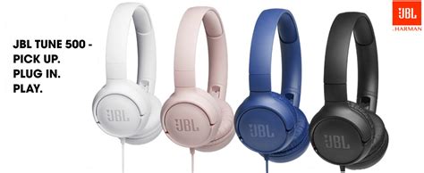 JBL T500 in Black – Over Ear Lightweight, Foldable Headphones with Pure ...