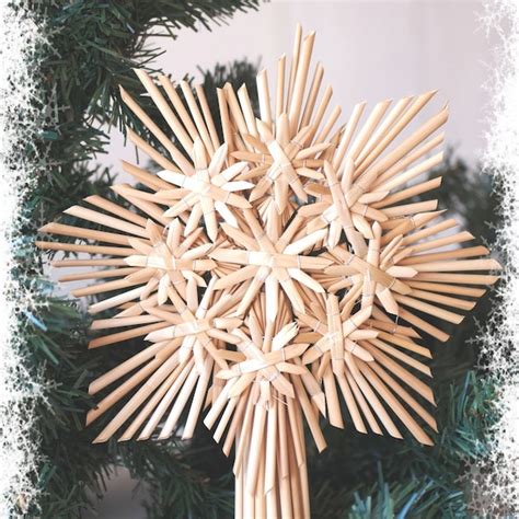 Rustic Christmas Tree Topper - Etsy