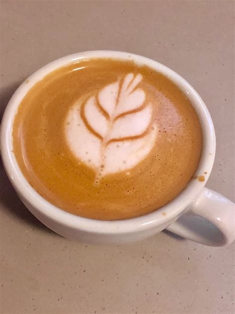 Best latte art I made so far! : espresso