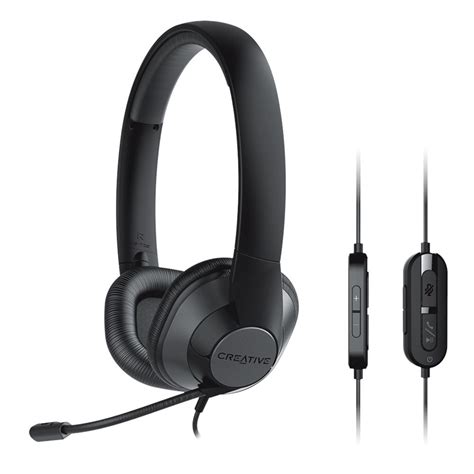 Creative HS-720 V2 - USB-hörlurar med brusreducerande ...