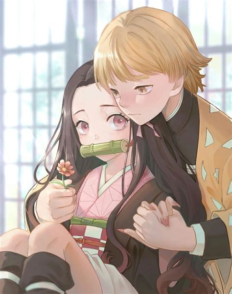 nezuko x zenitsu | Fanart, Art, Manga