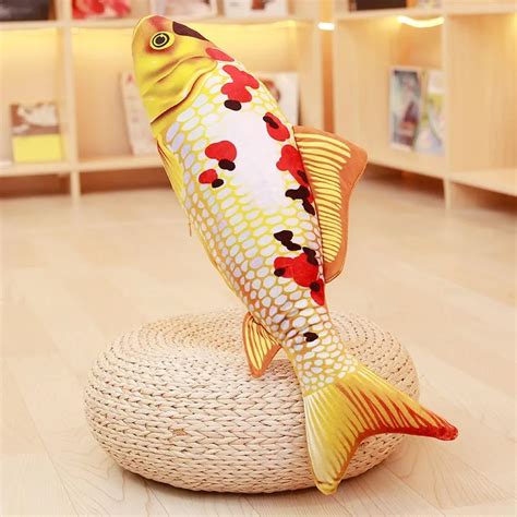 Mon Lapinou Koi Плюшевые игрушки Мягкая рыбка кукла мягкая подушка Koi ...
