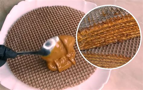 Вафельный торт по новому рецепту: три ингредиента и 1,5 кг вкуснятины ...