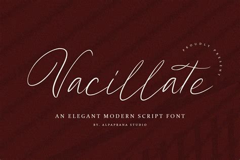 Vacillate Font by alpapranastudio · Creative Fabrica