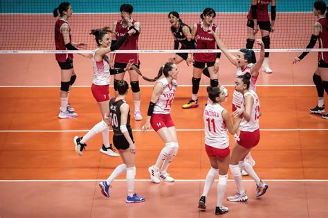 turkey beats south korea  volleyball womens nations league daily sabah