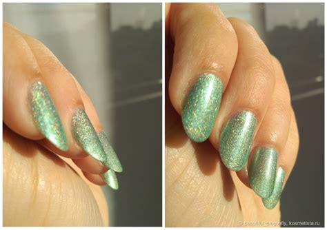 Искрящийся иней на ноготках с лаком от Alvin D'or Nail Polish ...
