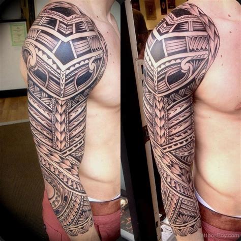 Tribal Tattoo Design On Full Sleeve | Tattoo Designs, Tattoo Pictures