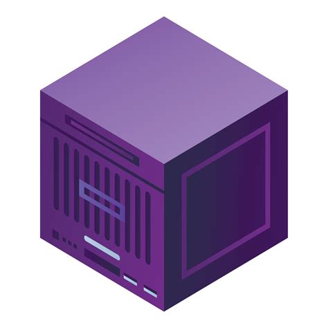 server box icon isometric style  vector art  vecteezy