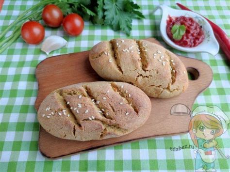 Нутовый хлеб без дрожжей и без глютена в духовке. Рецепт с фото
