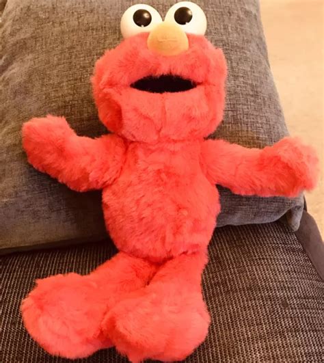 TALKING ALPHABET ELMO 1996 Vintage Tyco Sesame Street Plush Toy Working ...