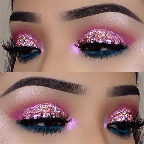 Natural Glitter Eye Makeup