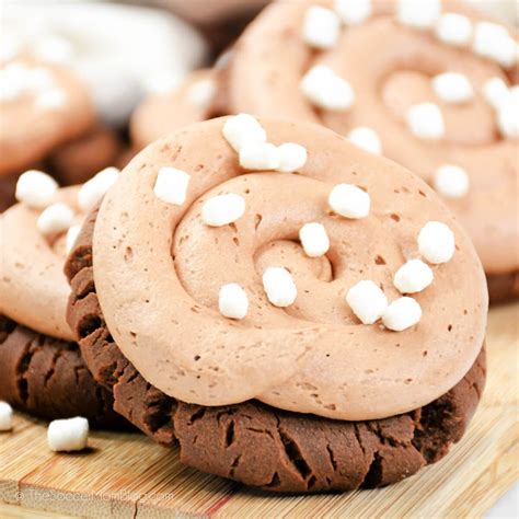 copycat crumbl frozen hot chocolate cookies  soccer mom blog