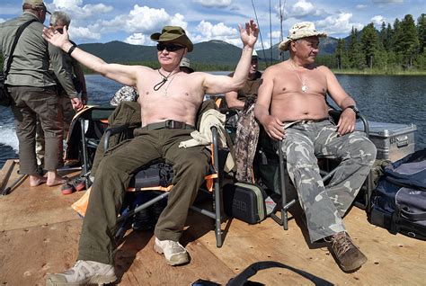 Отдых Владимира Путина в Тыве