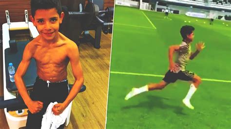 This is HOW Ronaldo trains his SON! Cristiano Ronaldo Jr's crazy ...