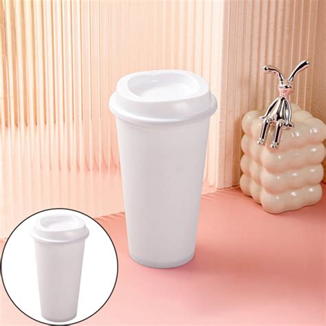Reusable Coffee Cups with Lids, Color Changing Coffee Cups, for Kids