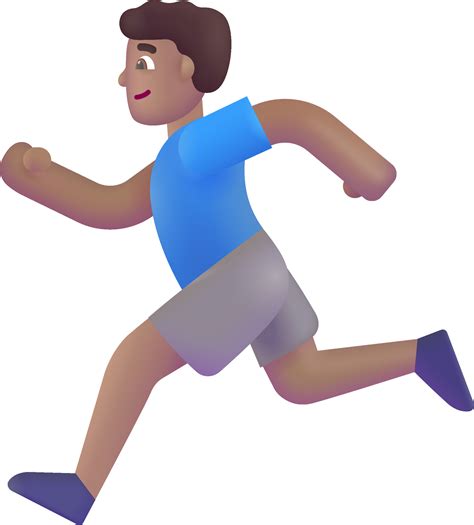 "man running medium" Emoji - Download for free – Iconduck