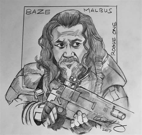 Baze Malbus - Rogue One by kennf11 on DeviantArt