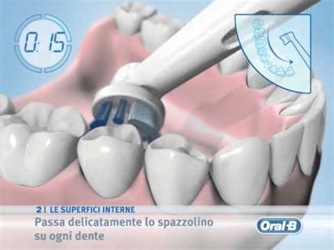Come lavarsi i denti con lo spazzolino elettrico Oral-b - YouTube