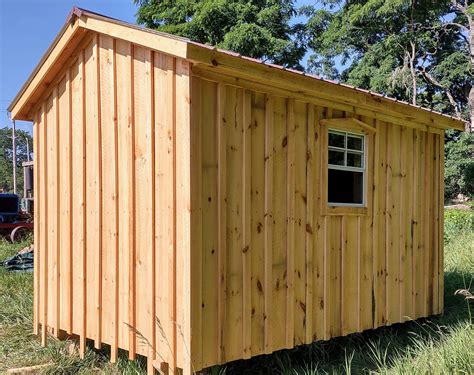 amish board batten shed windvisuals