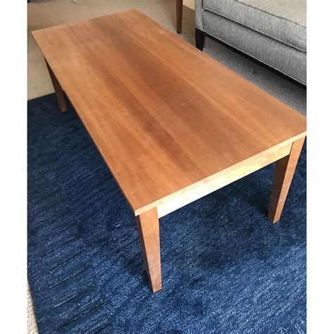 Ian Ingersoll Solid Cherry Wood Coffee Table - AptDeco
