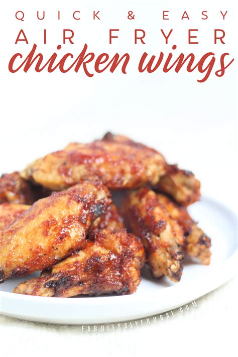 Quick & Easy Air Fryer Chicken Wings Recipes - Fabulessly Frugal