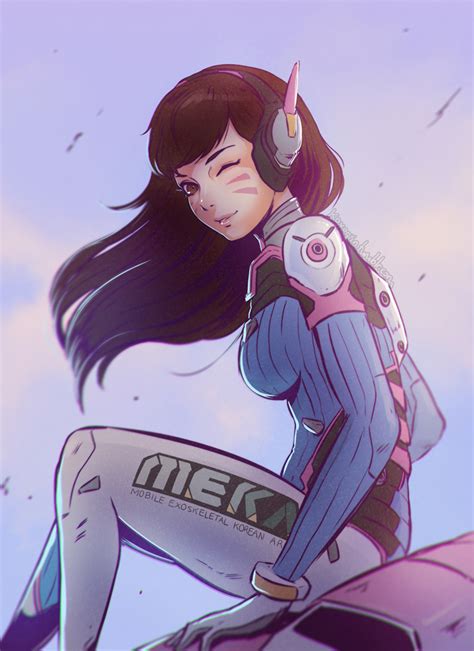 Fanart Anime Dva Overwatch - fanart 2020