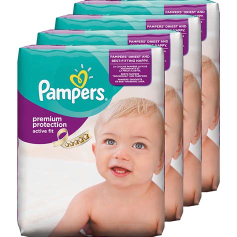1x140 Stück PAMPERS Active Fit Gr.4+ Maxi Plus 9-18 kg MonatsBox ...