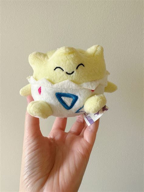 Togepi Pokemon Plush Official Pokemon Center Exclusive Plush - Etsy