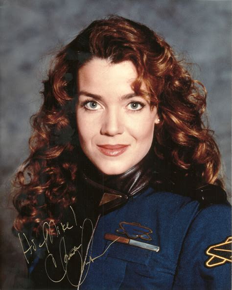 Claudia Christian as Susan Ivanova (Babylon 5). She is so awesome