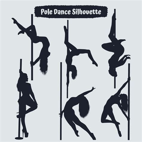 Collection of pole dancer silhouette vector 15774204 Vector Art at Vecteezy