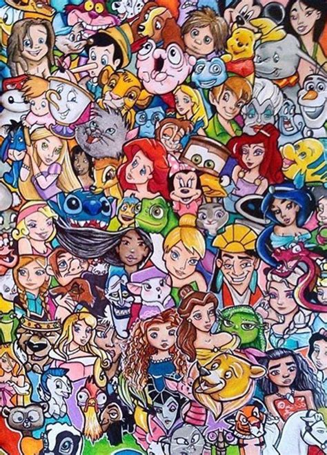 Cartoon Collage Wallpapers - Wallpaper Cave