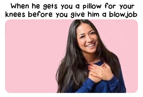 pillow   knees   give   blowjob