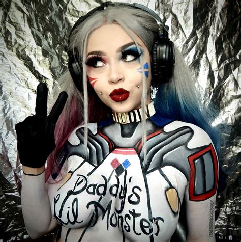 Harley Quinn Face Paint For Halloween at Layla Jesus blog