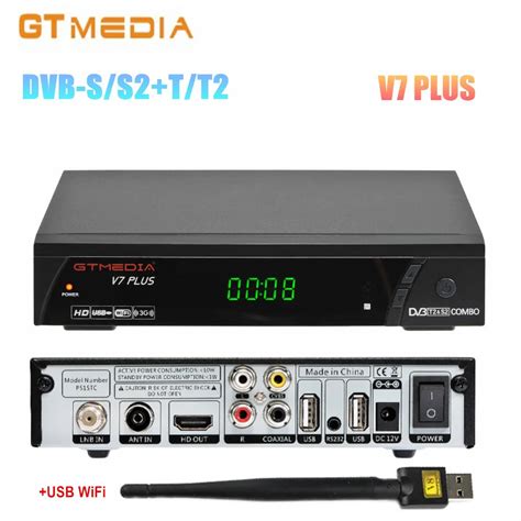 Genuine] GTMEDIA V7 PLUS HD 1080P DVB S/S2+T/T2 Satellite TV Receiver ...