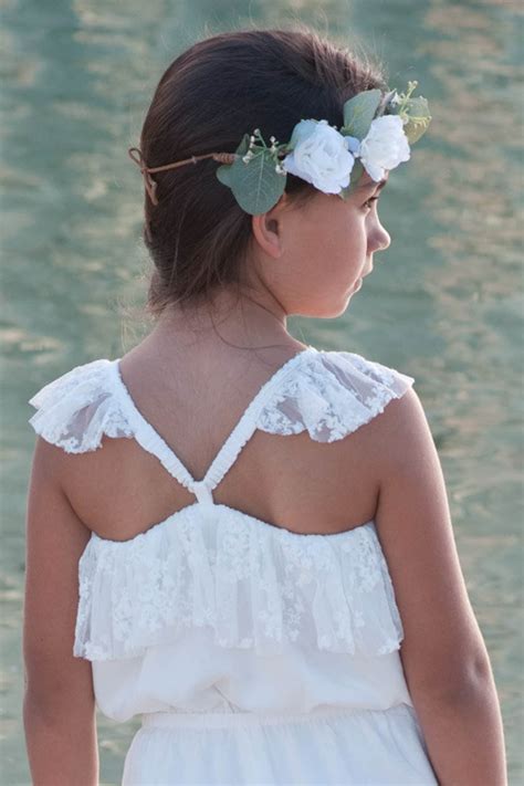 Beach Flower Girl, Beach Flower Girl Dress, Beach Wedding, Flower Girl