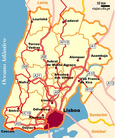 Cartes de Lisbonne | VisiterLisbonne.com