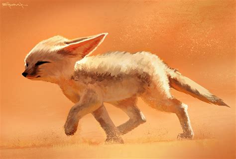 Милый фенек арт - фото и картинки abrakadabra.fun