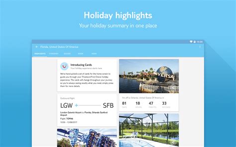 thomson holiday packages flight deals cruises android apps
