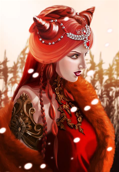 ArtStation - Рыжая дева
