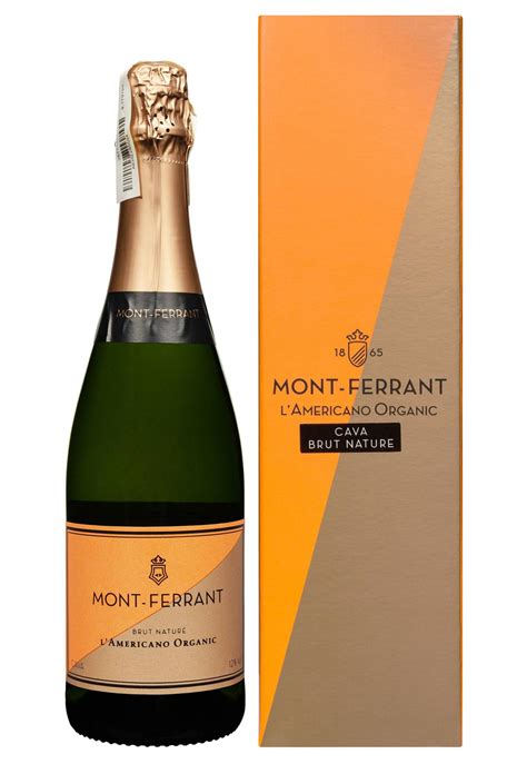 Игристое вино Cava Mont-Ferrant L'Americano Organic Brut Nature Белое ...
