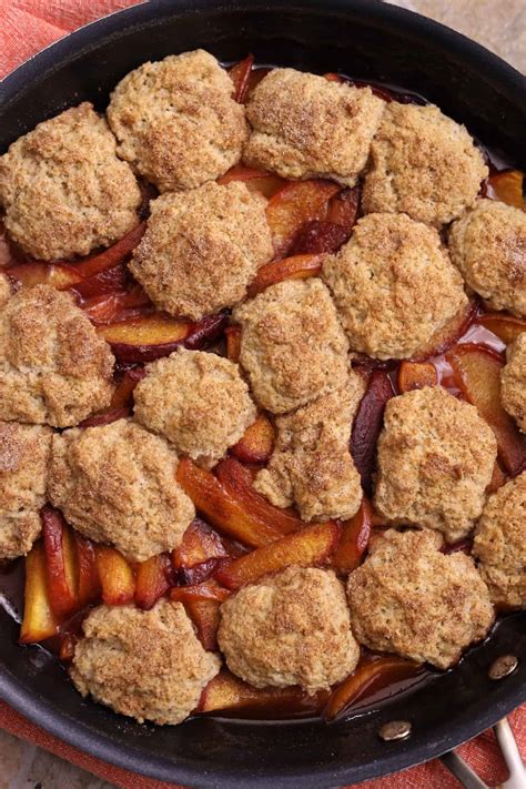 Skillet Peach Cobbler - Camila Made