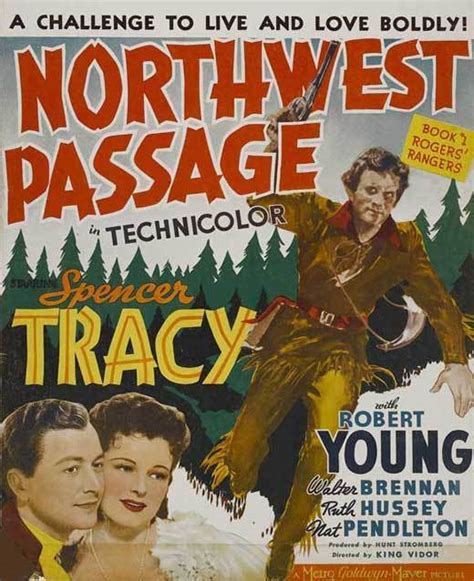 Northwest Passage Movie Poster 27x40 B Spencer Tracy Robert Young ...