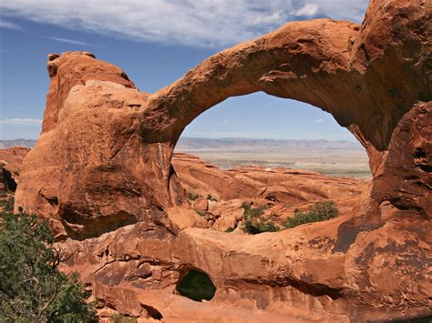 Картинки арки, юта, Double-o-arch, парк, штат, сша, национальный - обои ...