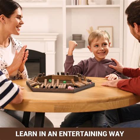 Decoration & Clearance Shut The Box Game Upgraded 16 Player Shut The