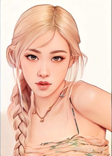 rose fan art blackpink