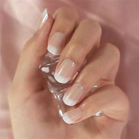 Acrylic Short Round Nails at JENENGE blog