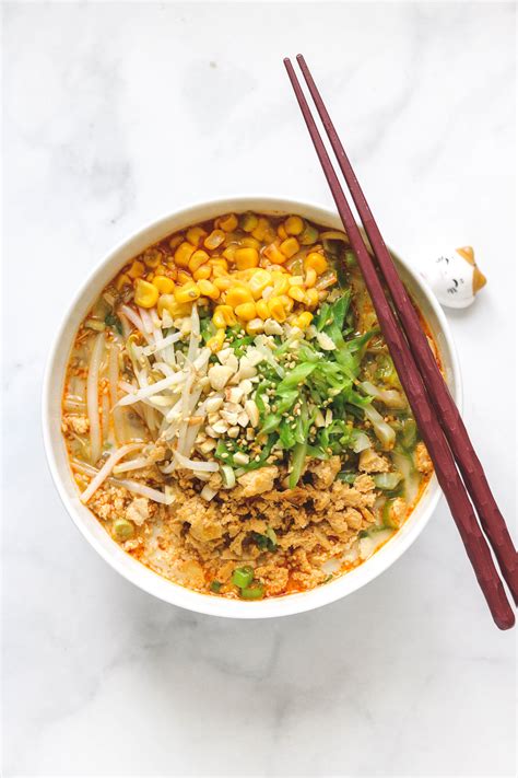 Vegan Sesame Tantanmen (Homemade Ramen) - Okonomi Kitchen