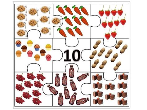 Pin von Jana Londáková auf čísla - počítanie | Mathe, Schulideen, Puzzel