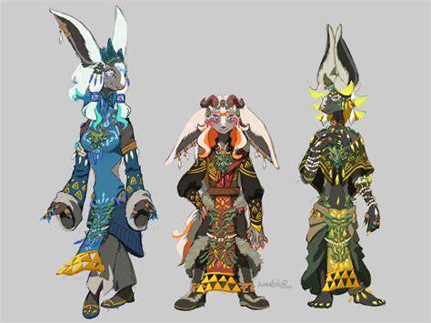 farosh, dinraal, and naydra (the legend of zelda and 1 more) drawn by